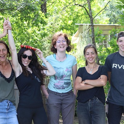 Jardins de L’humanite Hortitherapie landes cycle